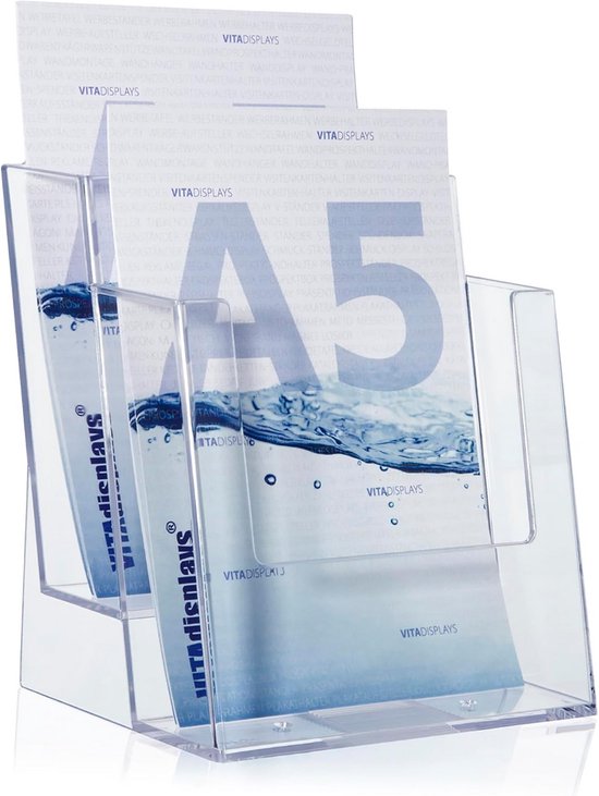 Taymar Présentoir à brochures à 4 étages au format paysage D
