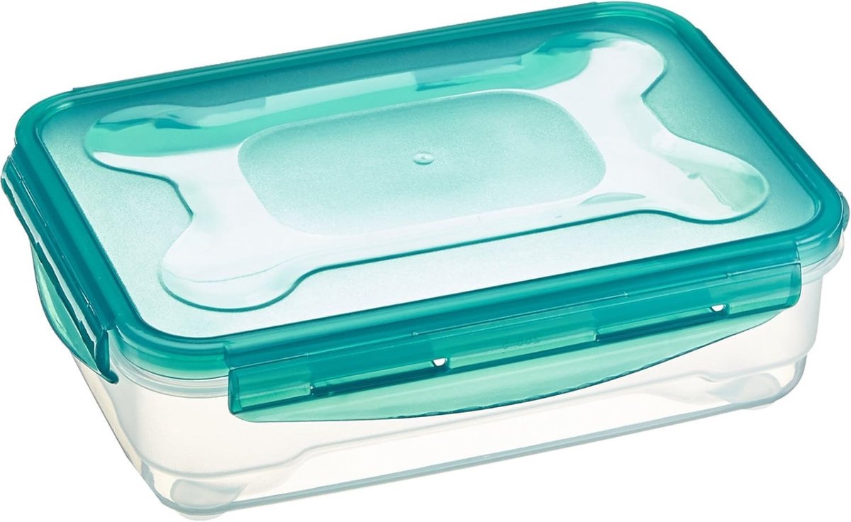 Famanu - 3-delige luchtdichte voedselopslagset, 3 x 1,2 liter, transparant