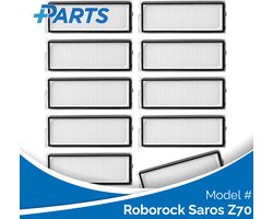 Roborock Saros Z70 Filters (10 Stuks, Plus.Parts® alternatief voor 8.02.0341)