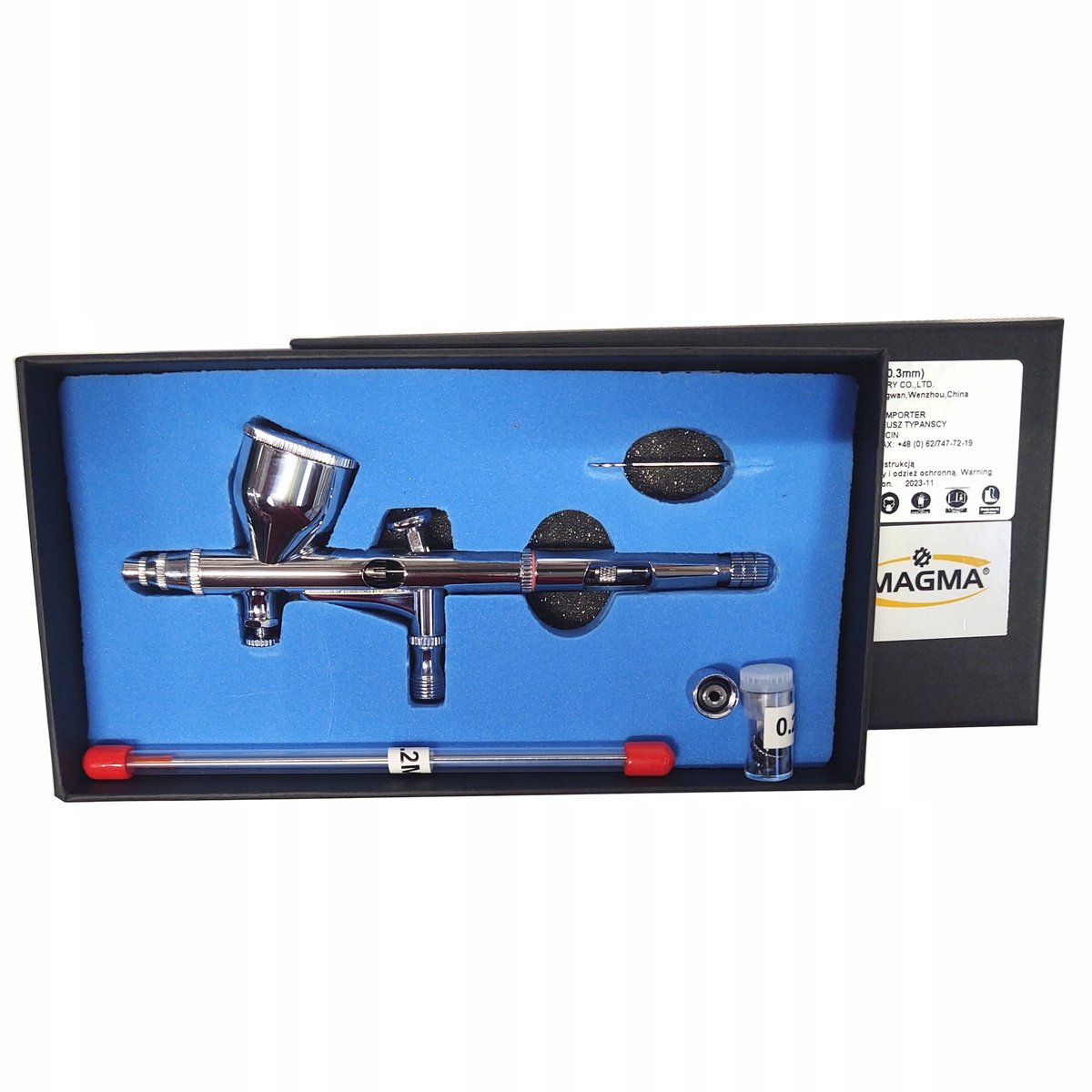 Aerograaf AB-180 Dubbele Actie 0.2/0.3/0.5mm voor Modelbouw