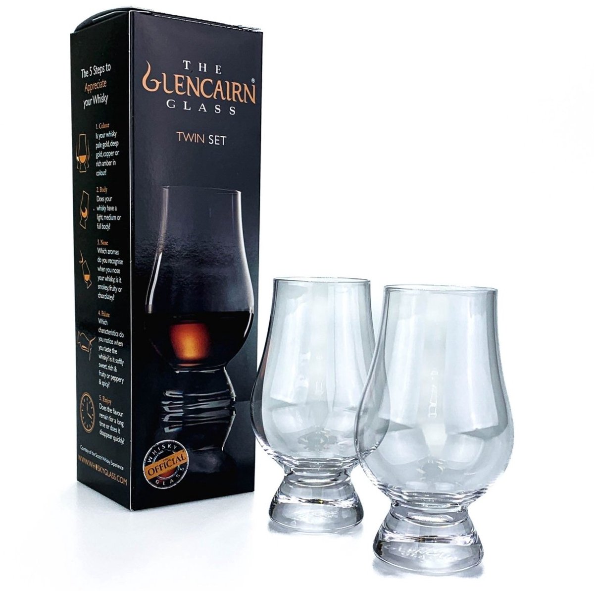 Whiskyglazen Twinset - Glencairn Crystal Scotland