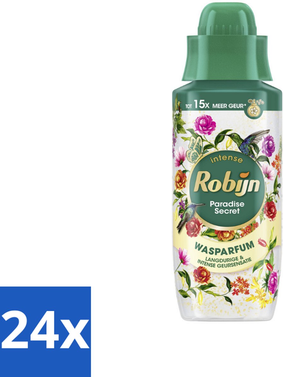 Robijn - Paradise Secret - Wasparfum - 342 ml - Voordeelverpakking - 24 stuks