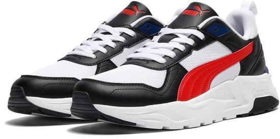 PUMA Trinity 2 LT Unisex Sneakers - PUMA White-For All Time Red-PUMA Black-Blue Jewel