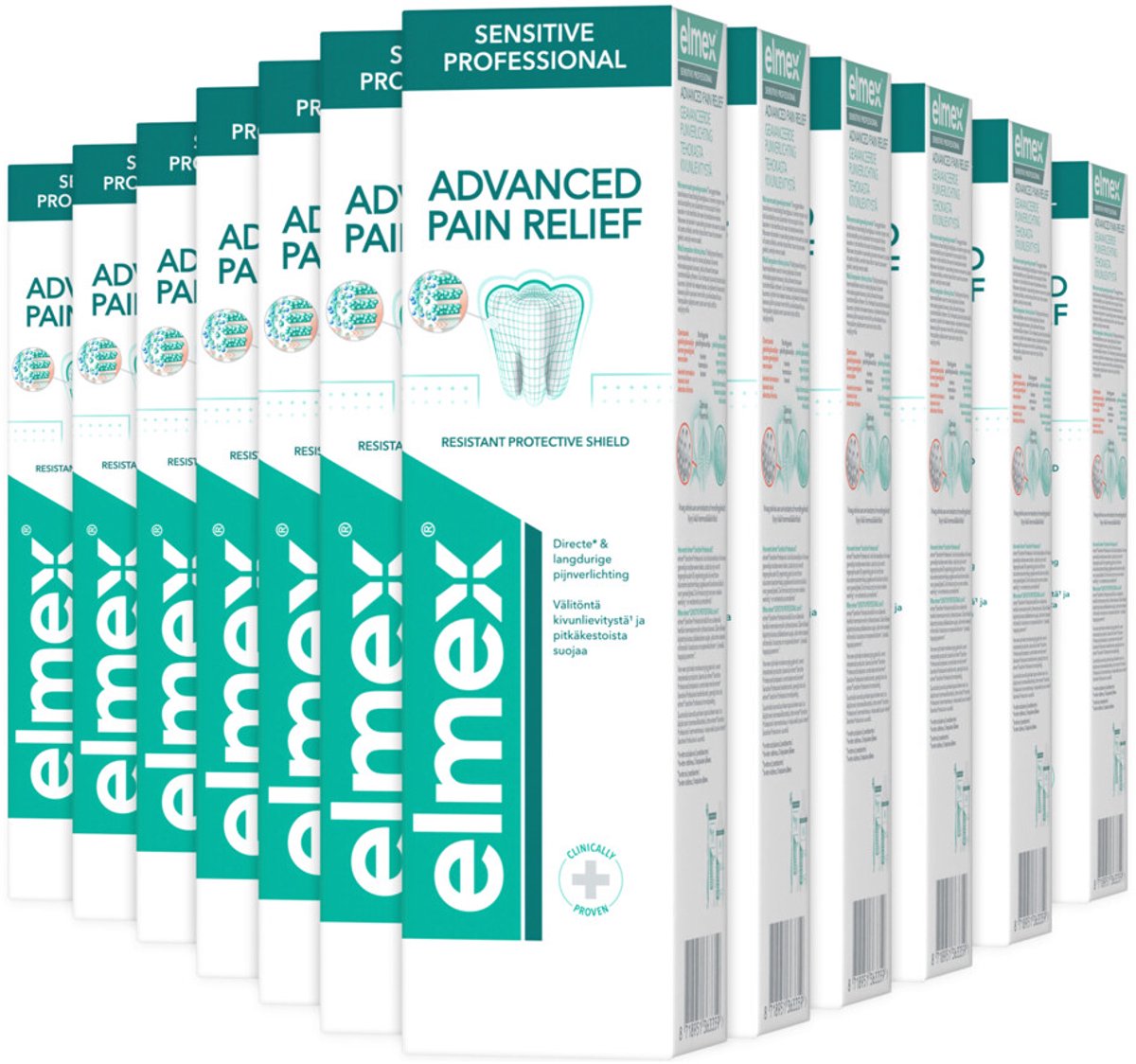 12x Elmex Tandpasta Sensitive Professional 75 ml