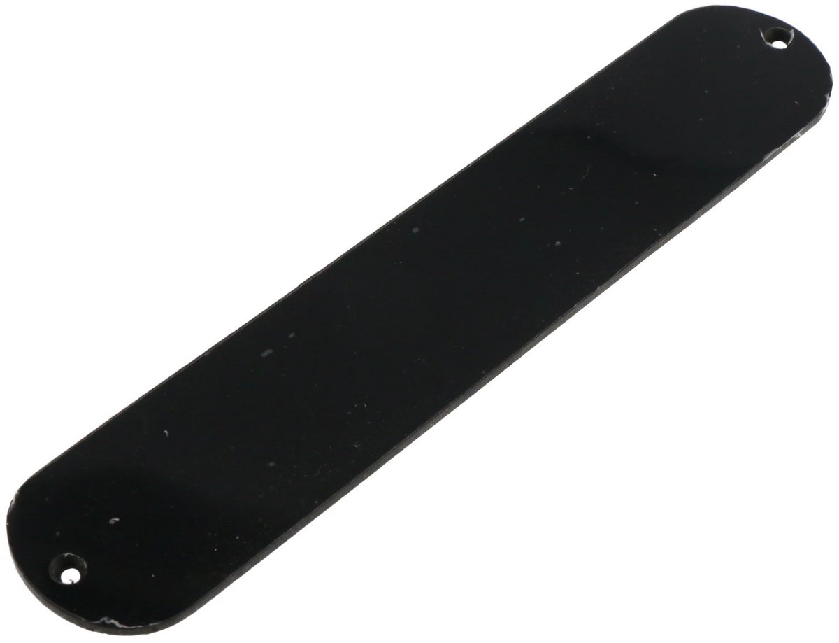 Backplate voor gitaar / basgitaar zwart Fazley 10684
