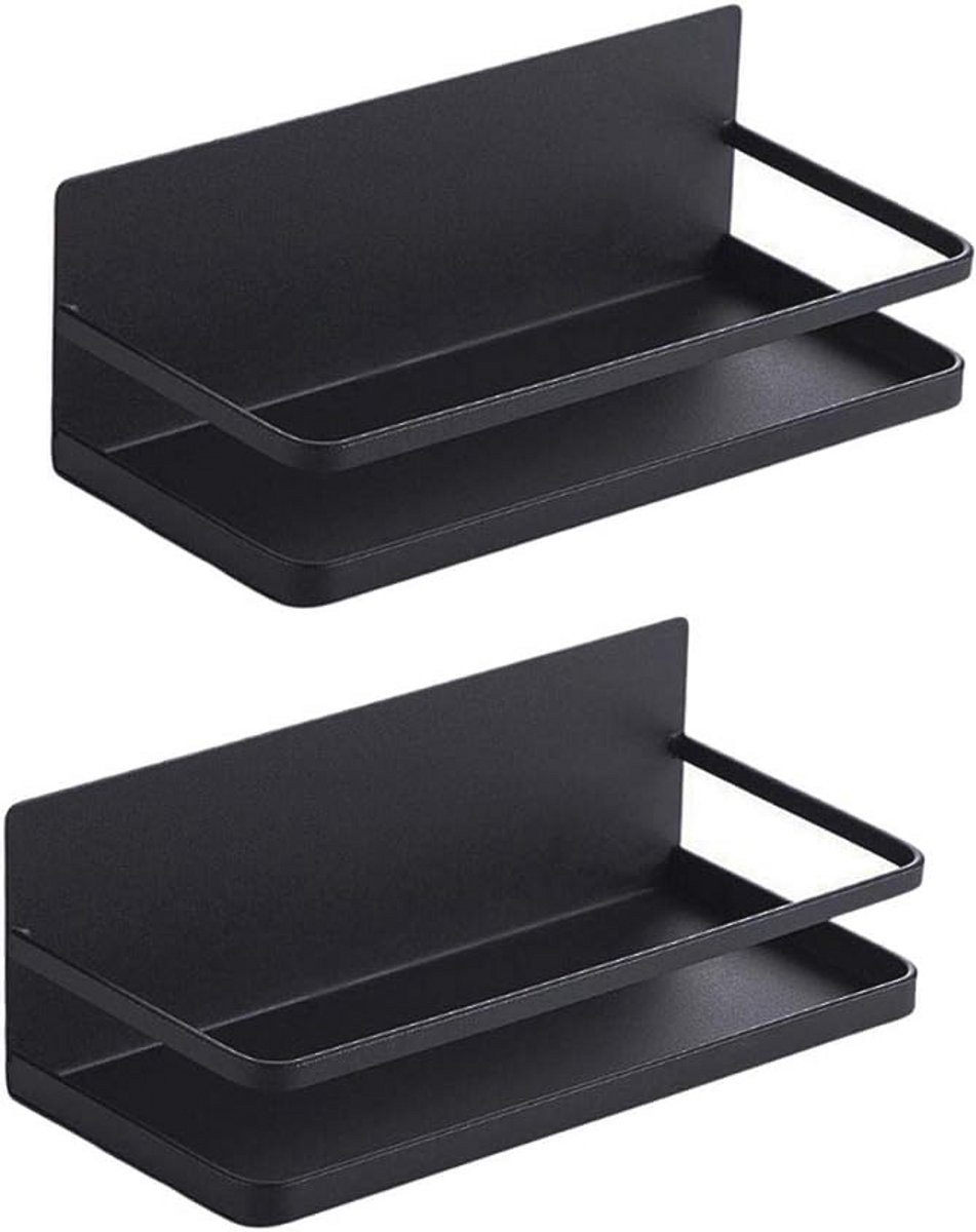 Magnetisch kruidenrek voor koelkast - Ruimtebesparende organizer voor keuken - 2 stuks