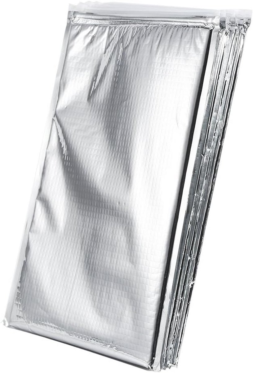 5x Aluminium Folie Isolerende Voedselopslagzakken - Waterdichte Sandwichzakken voor School en Reis