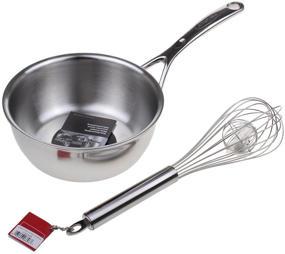 Demeyere Atlantis 7 conische sauspan 18cm + gratis duoklopper Cuisipro