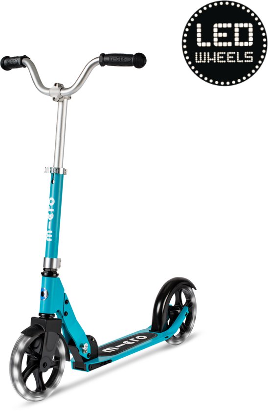 Micro Cruiser Scooter – 200mm Wielen, Chopper-stuur, Opvouwbaar, Voor Kinderen Van 6-12 Jaar, Max. 100 Kg