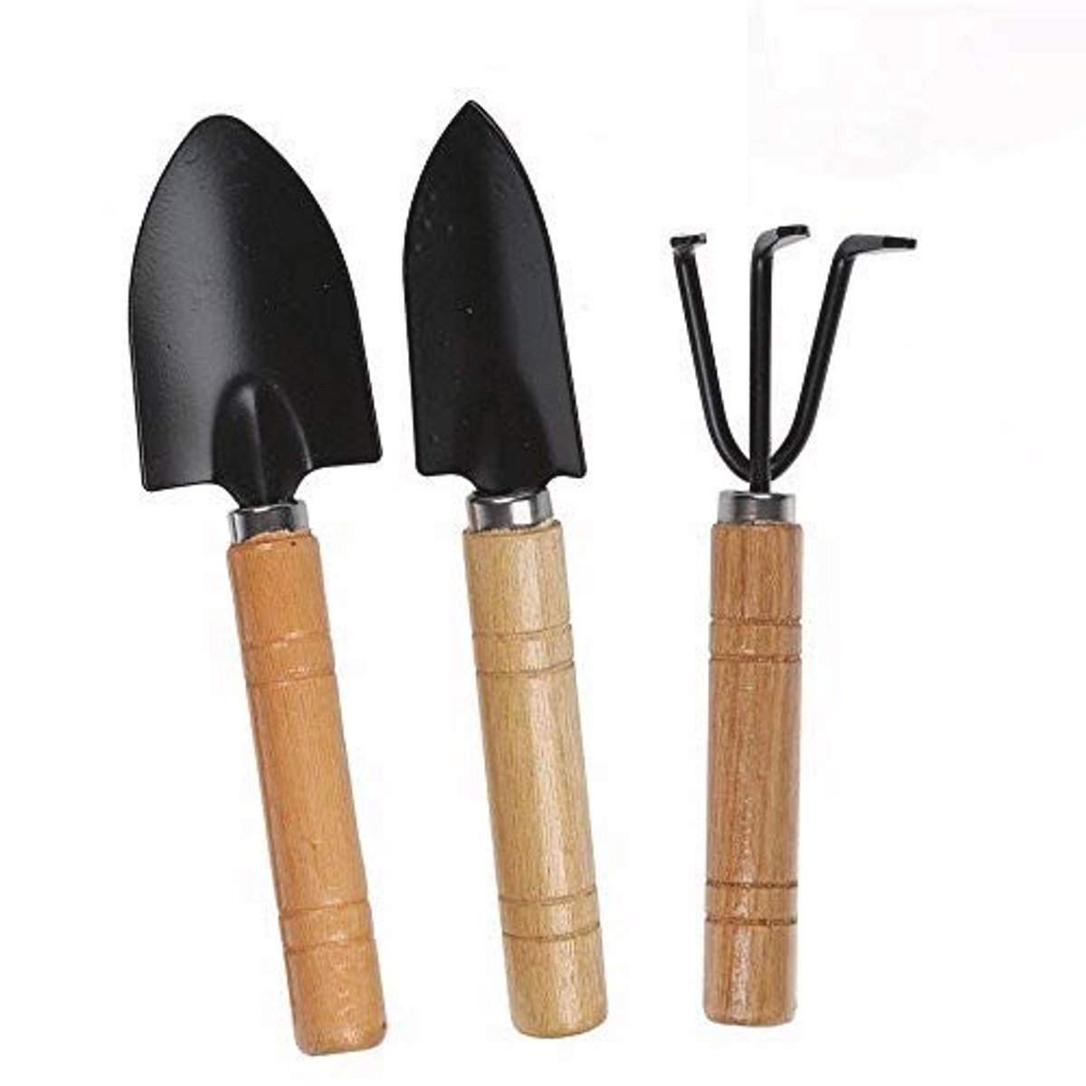 Mini Tuingereedschapsset - 3-delige Set met Antislip Handvat voor Bonsai en Planten