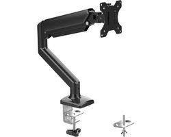 Monitorbeugel met Gasveer – Voor 13-32 Inch Monitor – VESA 75x75/100x100 – Draagvermogen 2-9 kg – 360° Verstelbaar – Zwart