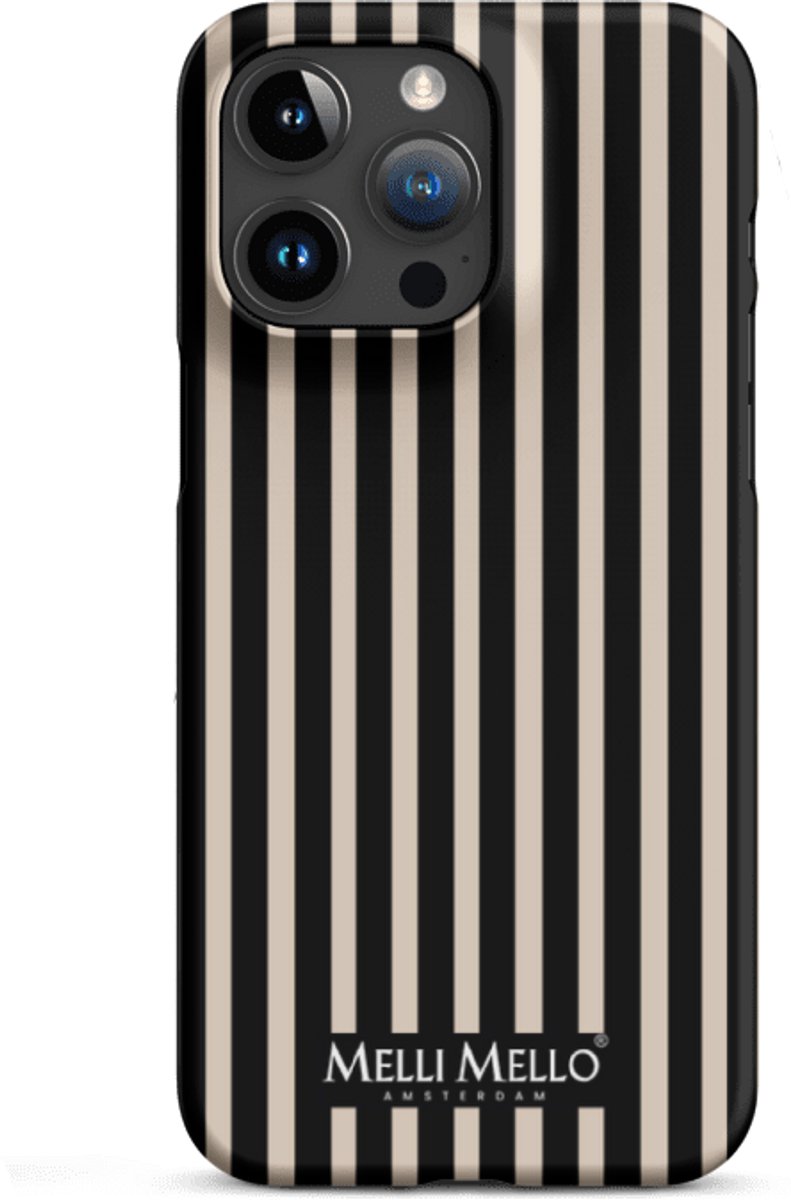 Melli Mello Telefoonhoesje Midnight Lines (Hard Case) - Apple iPhone 15 Pro Max