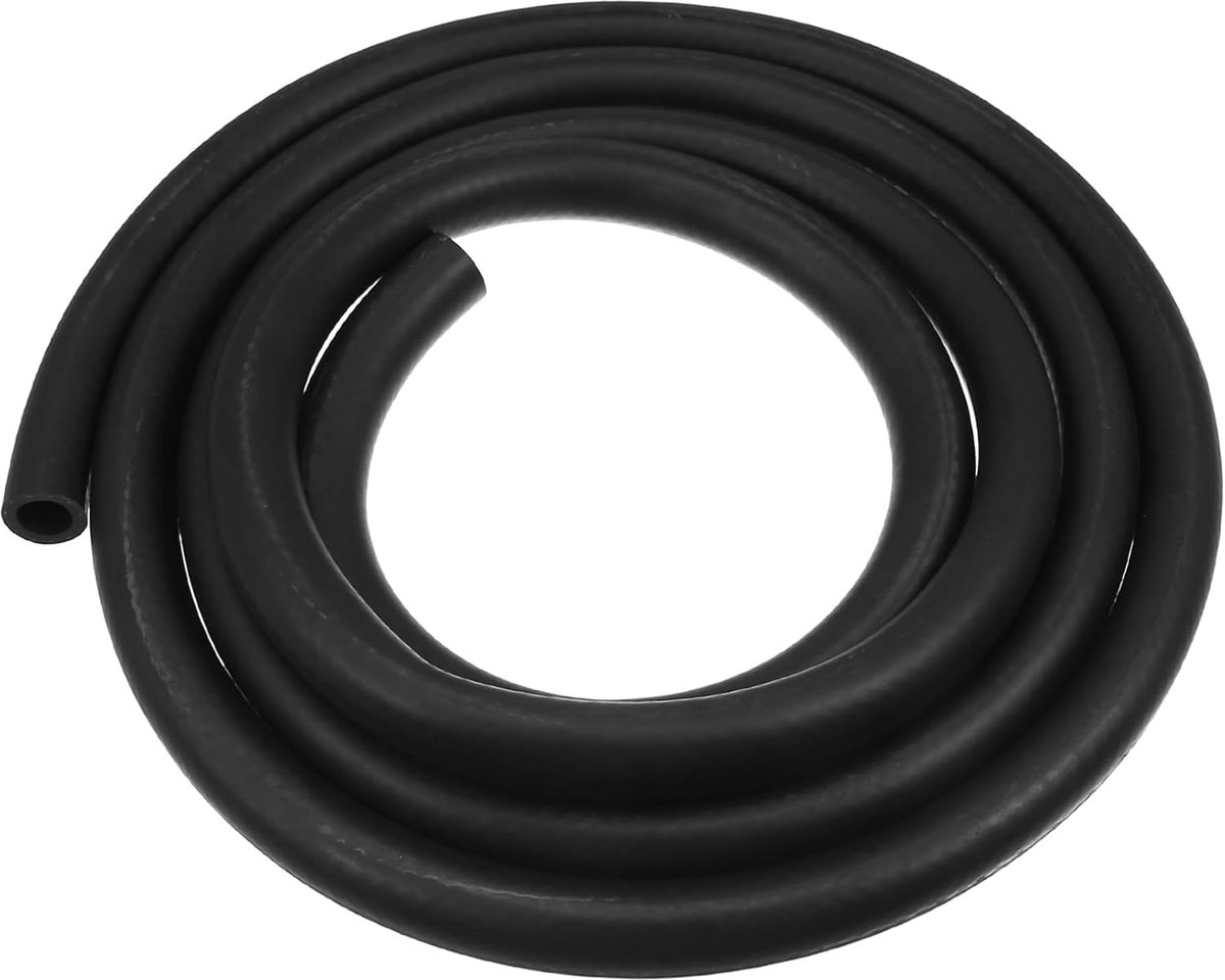 300cm 16mm Car Flexible Straight Heating Hose Rubber Radiator Black Replacement - Flexibel