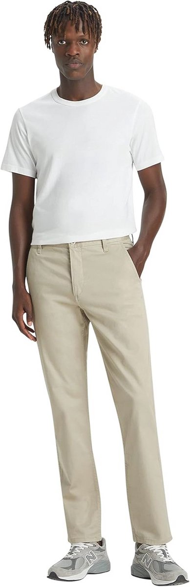 Alpha Original Khaki Slim Fit Broek voor Volwassenen - Stretch Twill