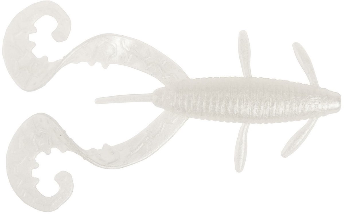 Reins G-Tail Twin Grub 3 Pearl White 7.5 Cm (3 Inch) Pearl White