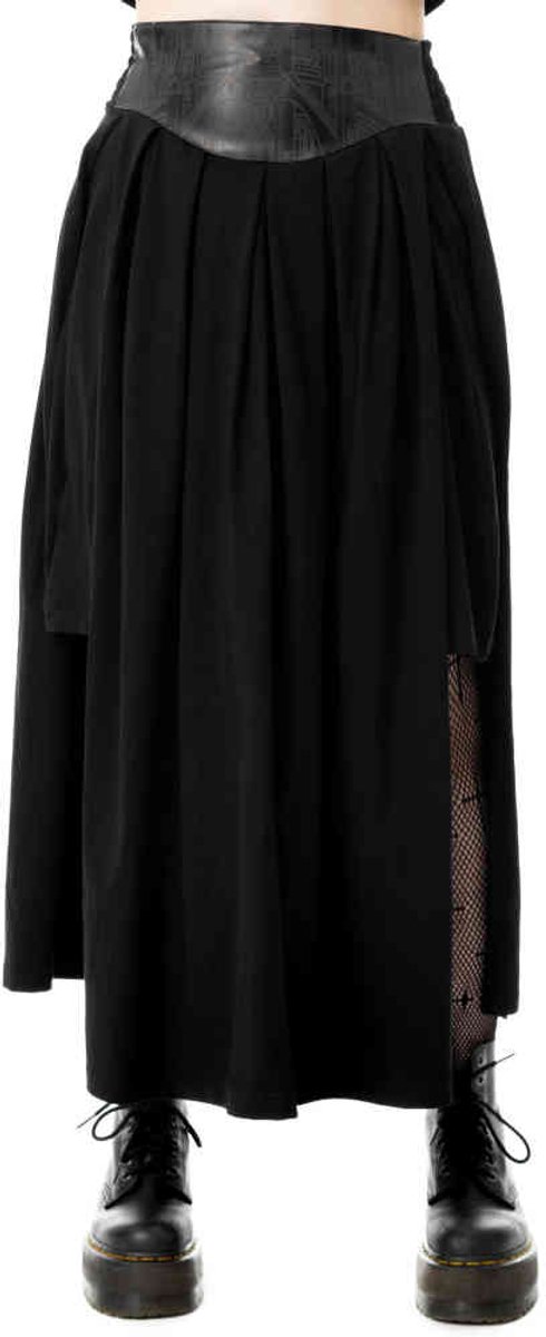 Vixxsin - Cathedral Maxi Lange Rok - L - Zwart