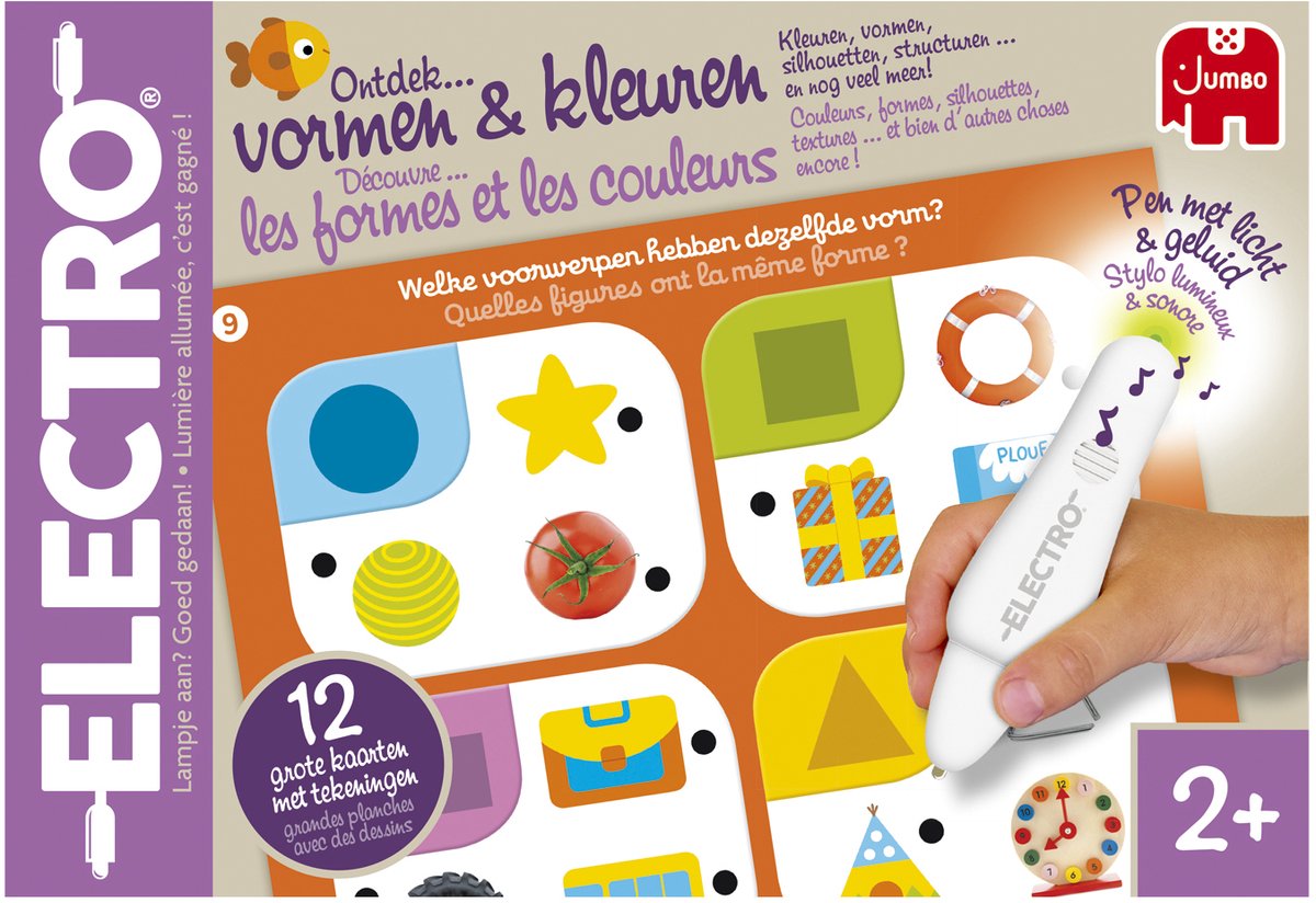 Jumbo - Electro Wonderpen - Ontdek Vormen & Kleuren - Educatief spel - Vanaf 2 jaar — afbeelding 3