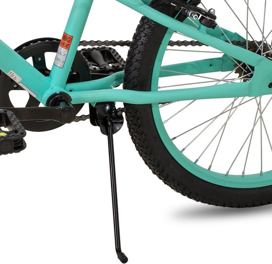 Hiland Climber Tiener Forensen Stadsfiets - 20 inch - Single Speed ​​- V-Brake - Groen - Geschikt voor buitenactiviteiten in de lente van Hiland — afbeelding 4