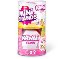 Verpakking met 2 capsules met Mini Brands Kawaii Capsule van ZURU