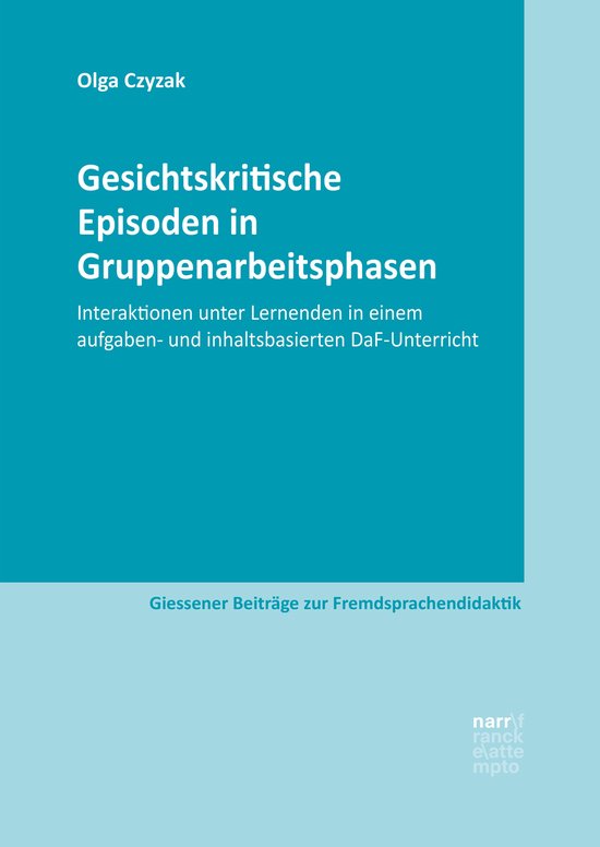 Giessener Beiträge zur Fremdsprachendidaktik - Gesichtskrit ... - cover