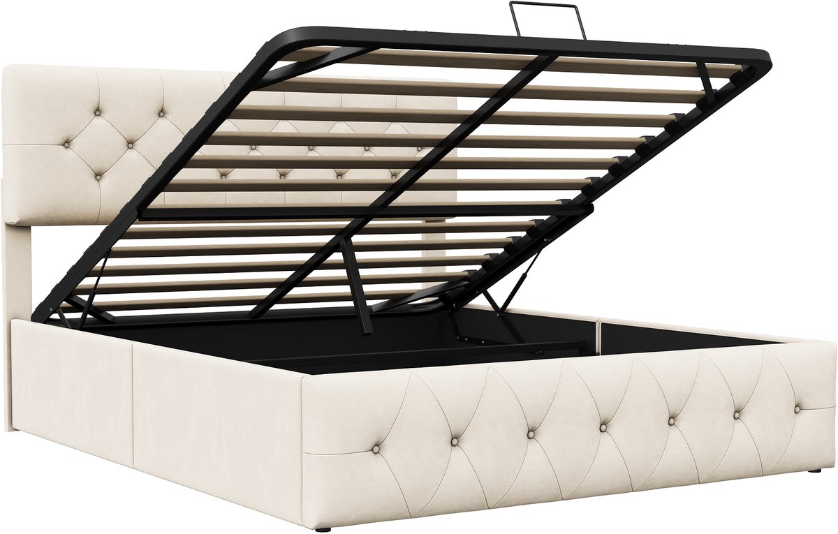 SHOPENTRA SHOPENTRA Luxe Gasliftbed Bonellvering - afbeelding 2