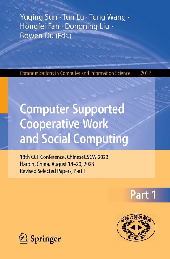 Springer Nature Proceedings Computer Science 1 - Computer Su ... - cover