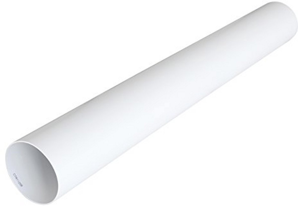Witte PVC Ventilatieslang Rond 125 mm voor Efficiënte Ventilatie