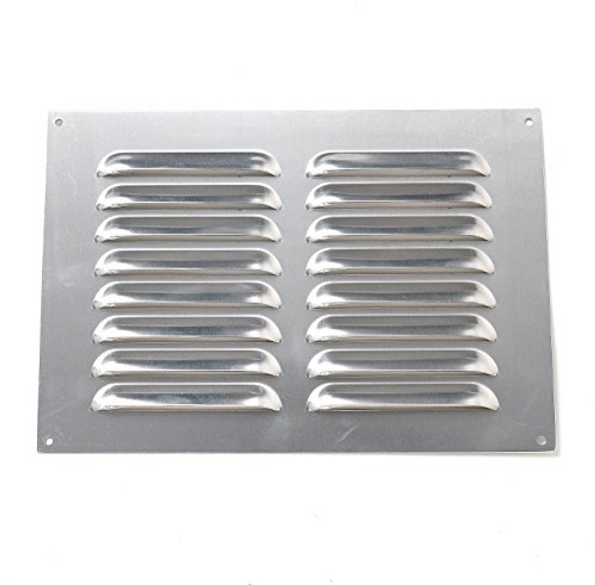 Gleuf ontluchtingsrooster 9 x 6 inch - aluminium, wit