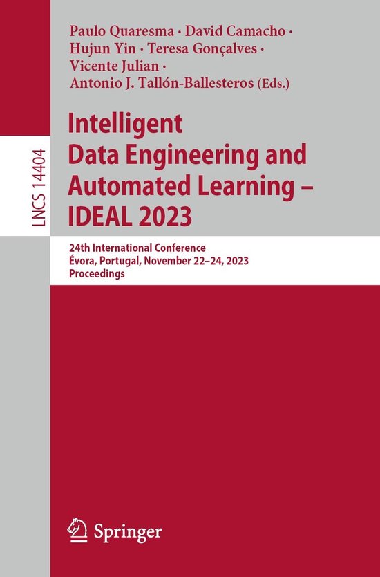 Springer Nature Proceedings Computer Science - Intelligent D ... - cover