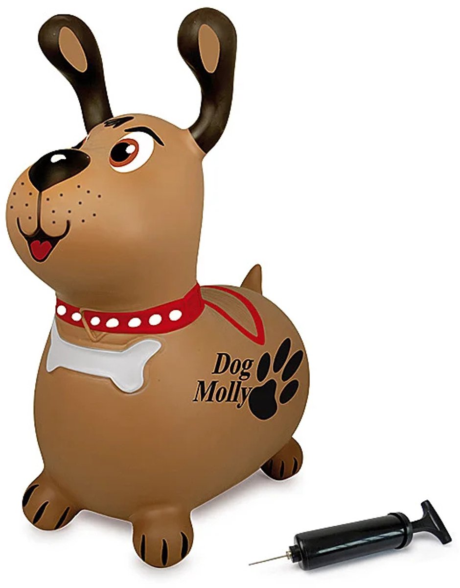 Jamara Skippybal - 466005 Skippydier Hond Molly - Bruin - Junior met Pomp — afbeelding 4