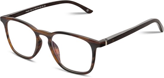 Lunettes de lecture Aptica Panda Square Hua Li - Panda marron - +1,50