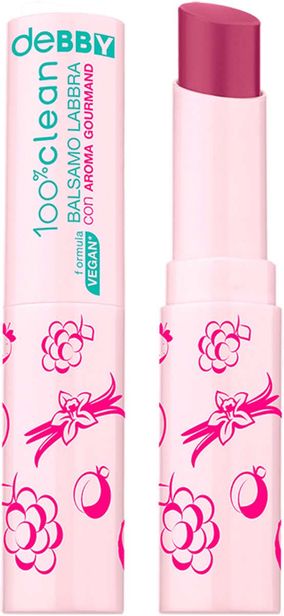 Debby 100% Clean Lip Balm 04, Blackberry