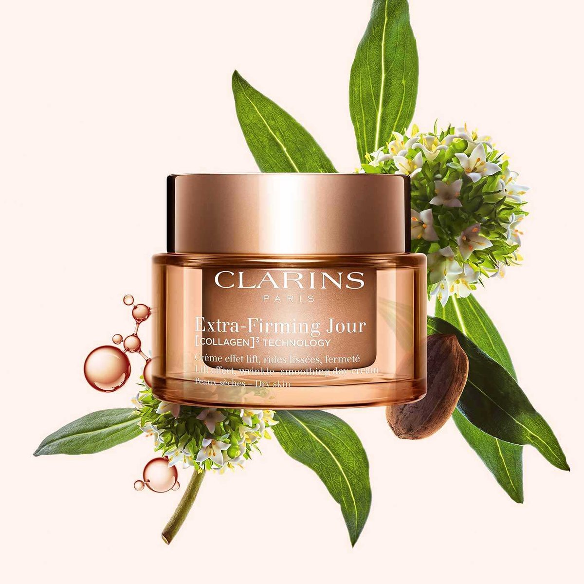 Clarins Face Extra-Firming dagcrème voor de droge huid 50ml