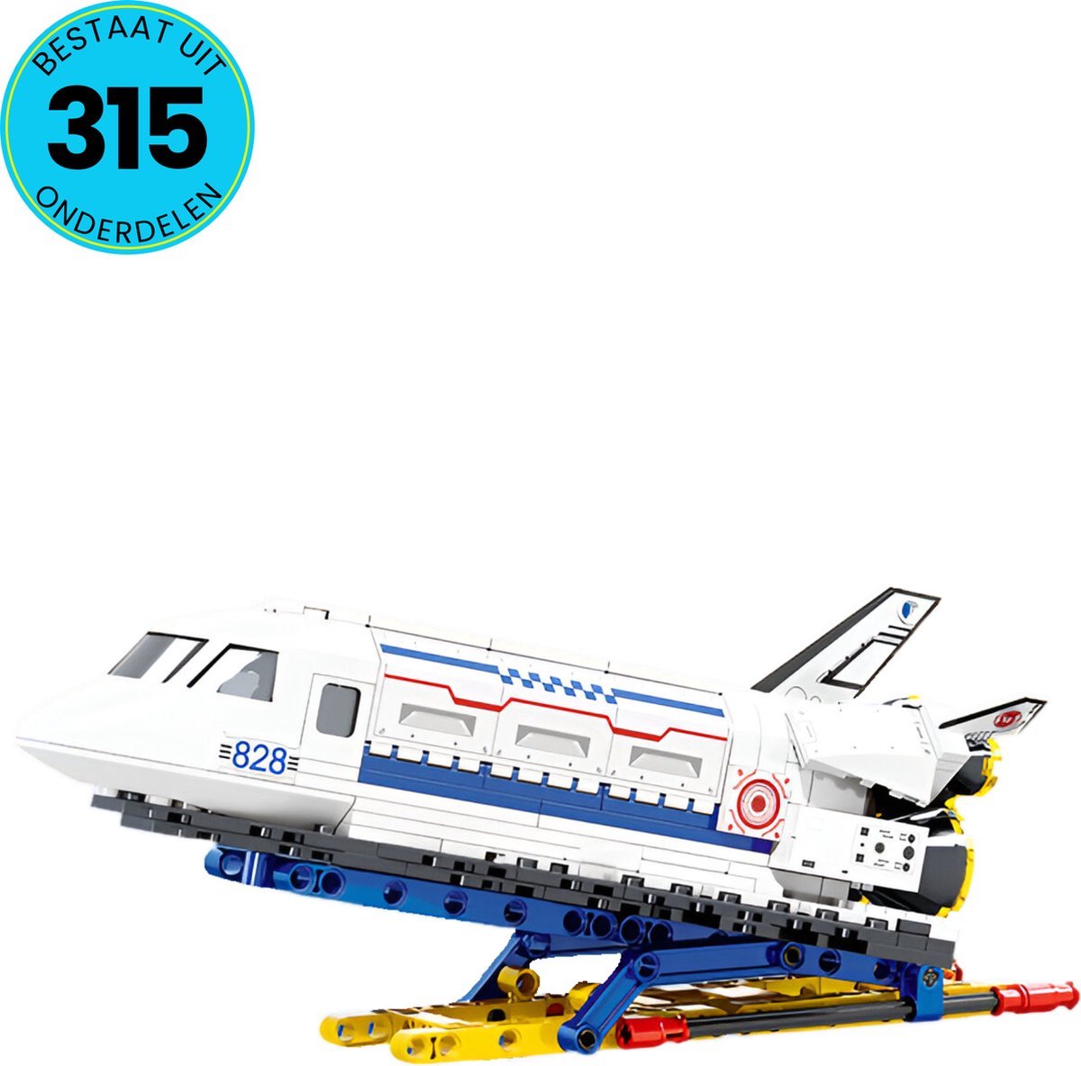 WOMA® Ruimteschip Speelgoed Set Geschikt Voor LEGO - 315 Bouwstenen - Vanaf 6 Jaar - Space Shuttle - Bouwset - STEM Speelgoed - Bouwsets - Bouwspeelgoed - Inclusief Handleiding