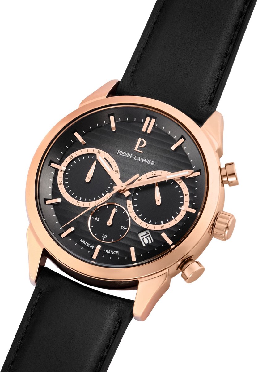 Chronograaf Monarck Noir - Rose-gold