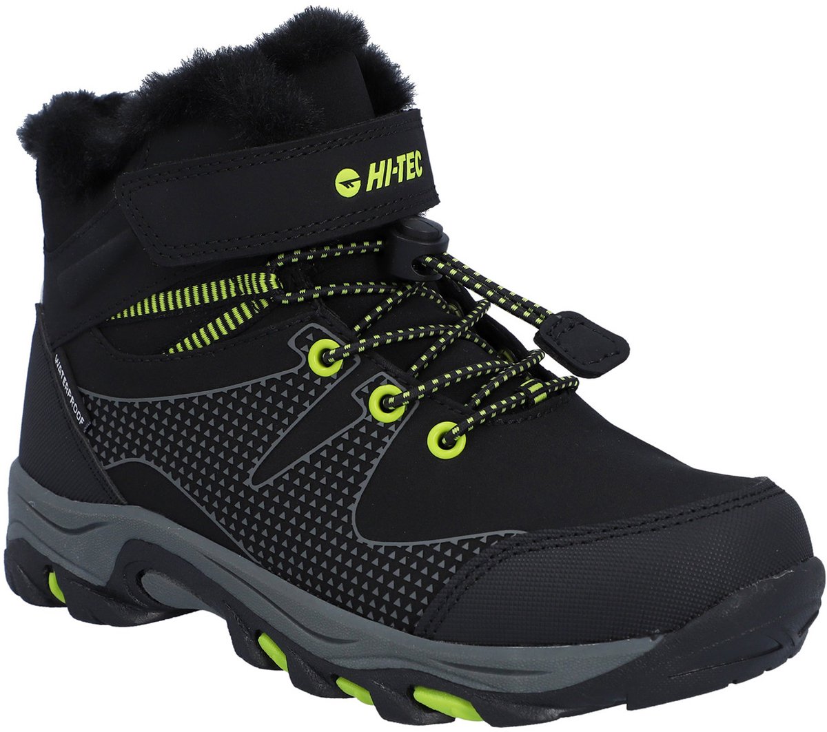 Hi-Tec Jackdaw Waterbestendig Insulated Wandelschoenen voor Kinderen Zwart