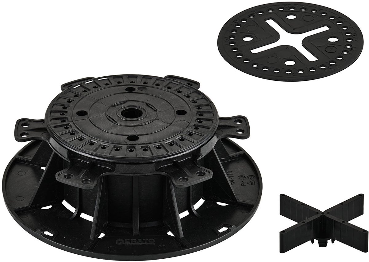 Qerato Tegeldragerset BP 64-110 mm incl. opzetstuk en mat 42st