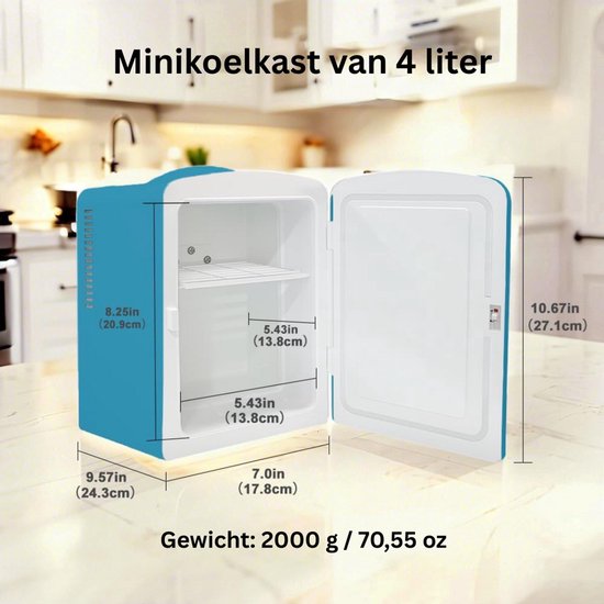 Thuys – Mini Koelkast – Minibar – Skincare Fridge van Thuys — afbeelding 3