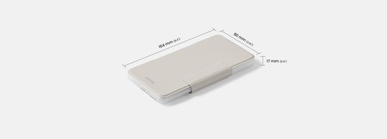 BOOX Magnetische 2-in-1 Beschermhoes voor de Palma 2 Pro - Zandkleurig - Afneembare flipcover met handige stand-functie voor handsfree gebruik van BOOX — afbeelding 2