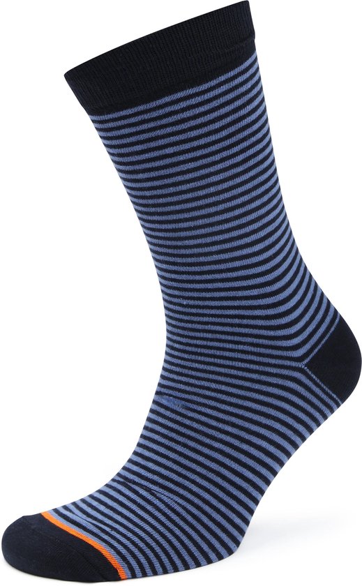 Chaussettes rayées Blauw Suitable Chaussettes - Pointures 42 à 46 - Homme - Chaussettes mi-hautes