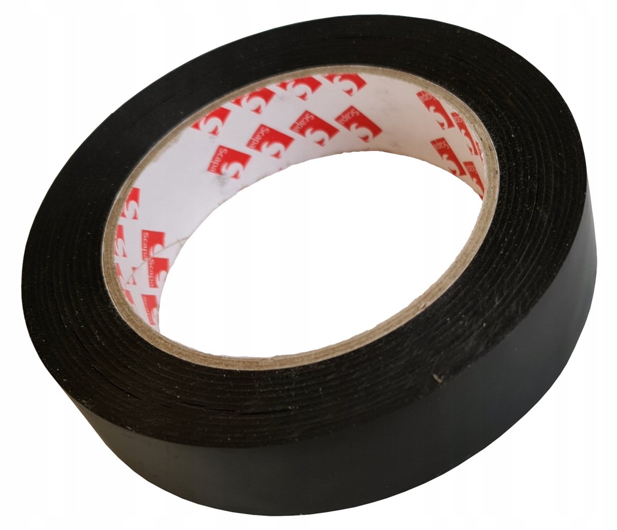 Scapa 2721 PVC met zwarte markering 25 mm x 33 m - industriële kwaliteit
