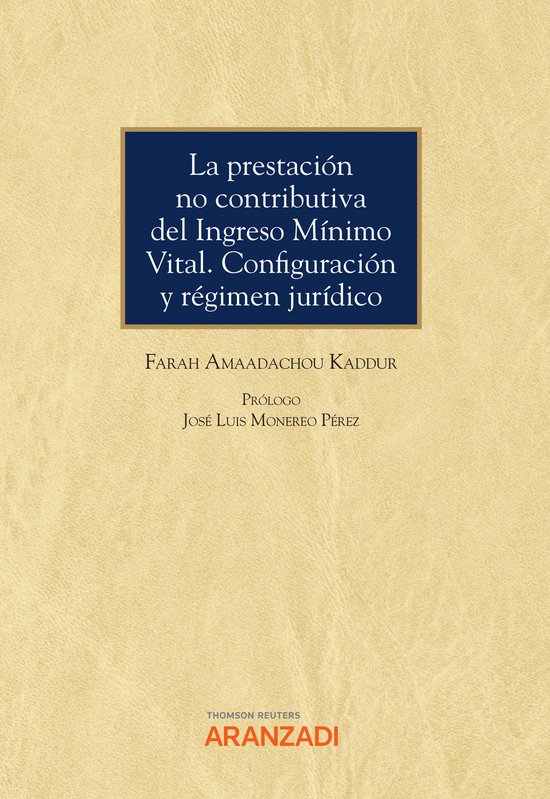 La prestación no contributiva del Ingreso Mínimo Vital. Co ... - cover