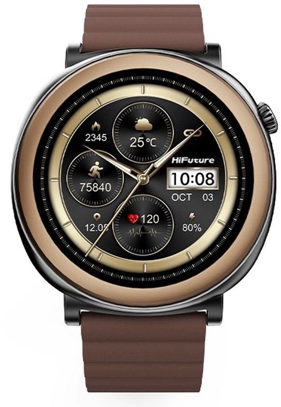 Hifuture Smartwatch Aurora Voor Gezondheids- En Fitnessactiviteiten Met Monitoring
