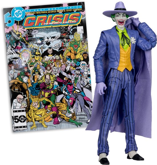 McFarlane Toys DC Direct Page Punchers - Actiefiguur - The Joker (Crisis on Infinite Earths) with Comic