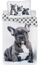 Housse de couette - Animal Pictures Bulldog - Simple - 140x200 cm - Multi