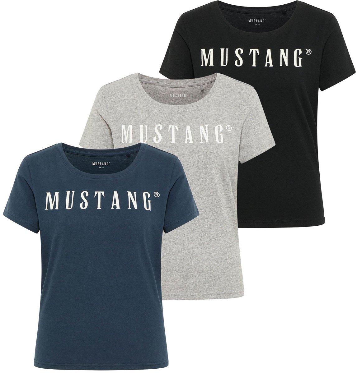 Mustang T-shirt Style Alma 3P Set van 3