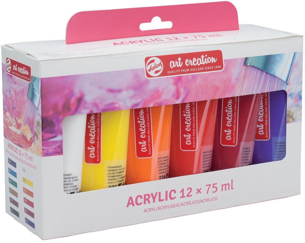 Talens Art Creation Acrylverf Set 12 x 75 ml — afbeelding 7