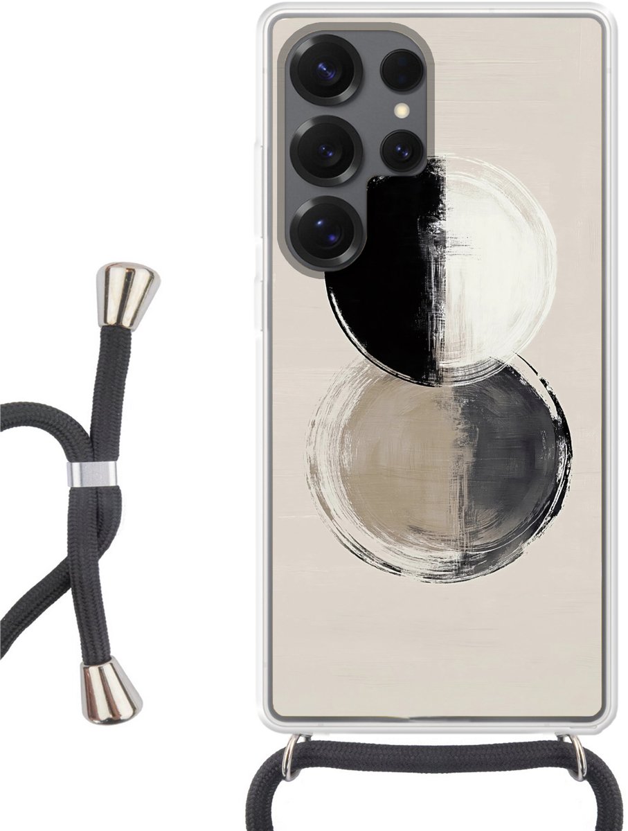 Cirkels - Strepen - Minimalistisch - Zwart