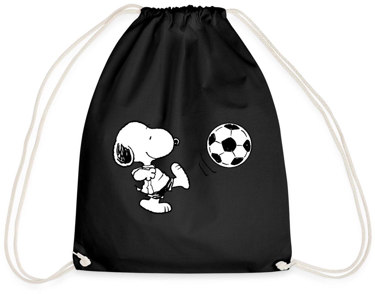 Peanuts Snoopy Voetballer Gymtas