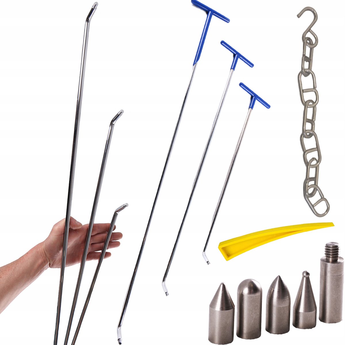 Professionele Set voor Deukverwijdering: PDR Gereedschap met Accessoires